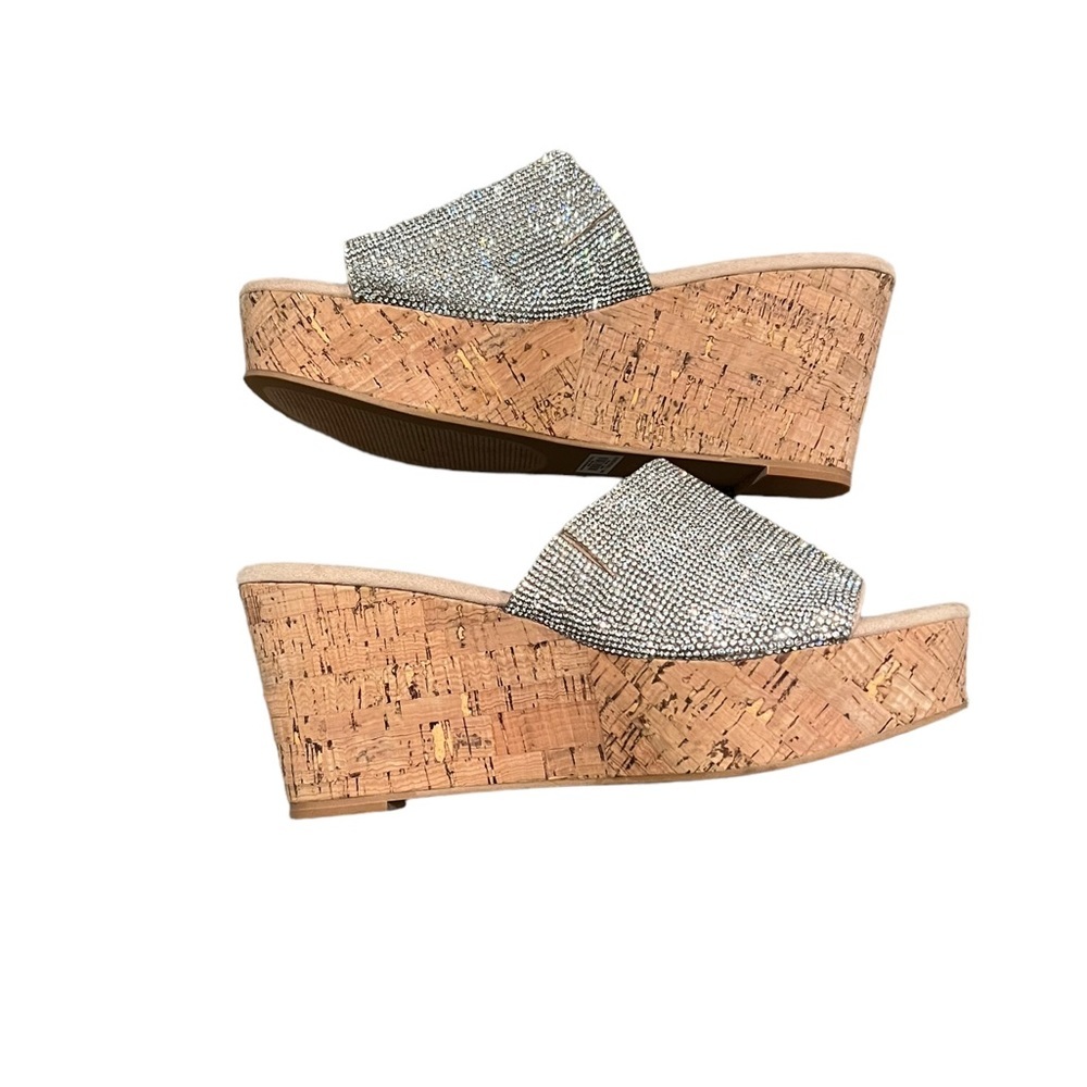 Torrid Rhinestone Sparkly Wedge Sandals - Picture 2 of 5